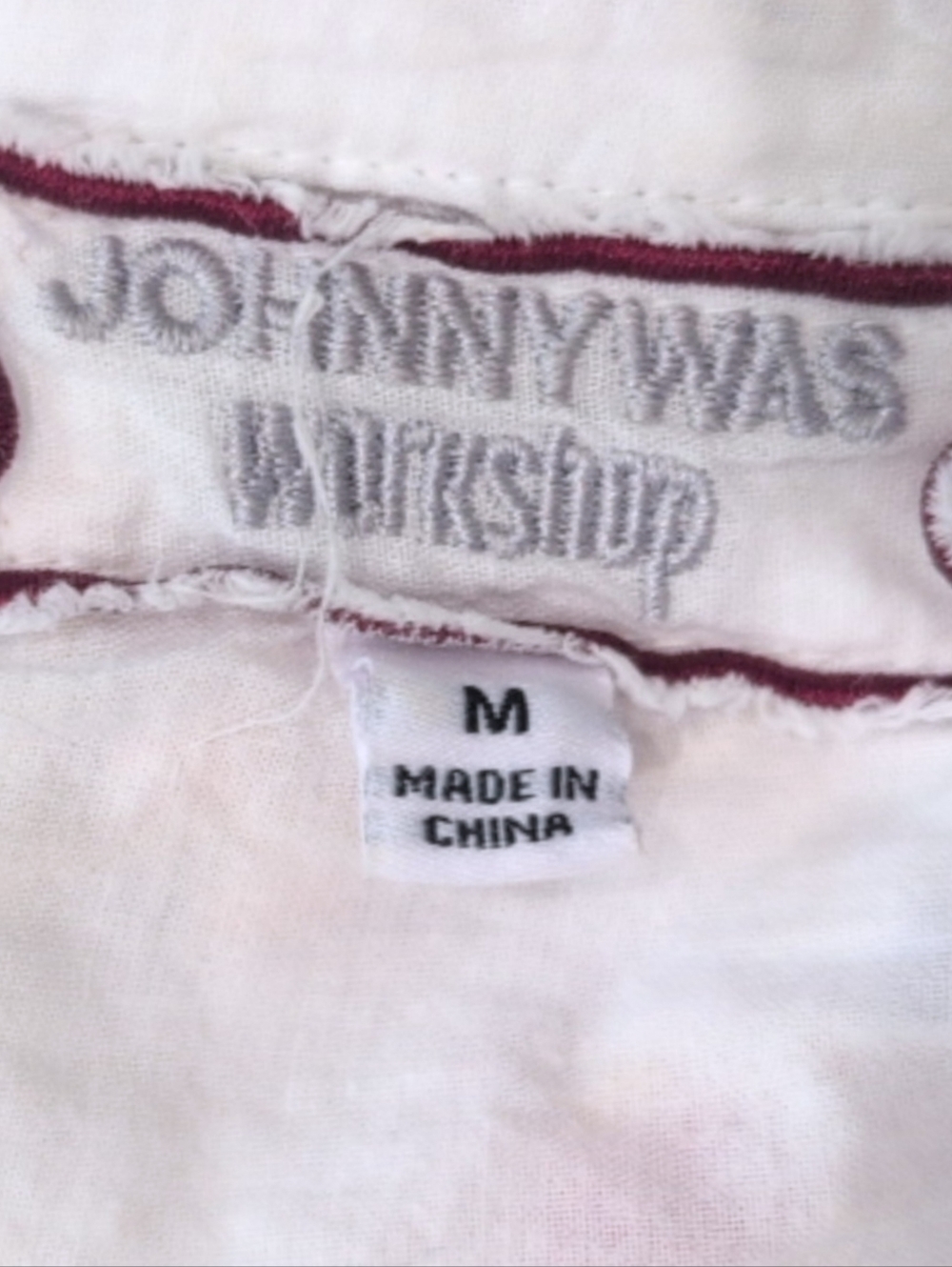 Johnny Was Miro Easy Blouse White Embroidered Boho Medium - Picture 7 of 8